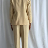 Vintage yellow matching suit set