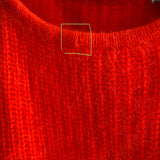 Red sweater vest