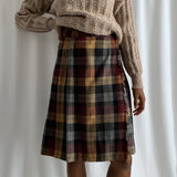 Vintage plaid skirt