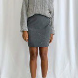 Tristan & Iseult grey classic skirt