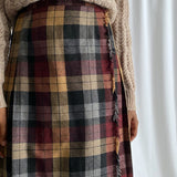 Vintage plaid skirt