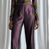 Dark purple pants