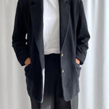 Black wool blazer