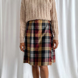 Vintage plaid skirt