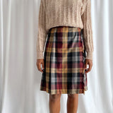 Vintage plaid skirt