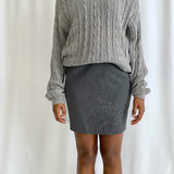Grey cotton sweater
