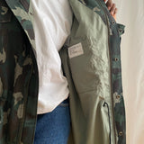 Oversized camouflage jacket