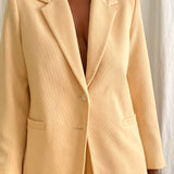 Vintage yellow matching suit set