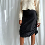 Black parachute skirt