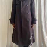 Oscar de la Renta black trench coat