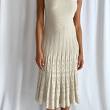 Vintage Beige Midi dress