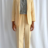 Vintage yellow matching suit set