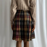 Vintage plaid skirt