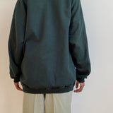 Forest green oversized crewneck