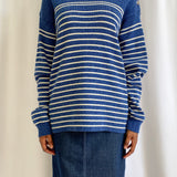 Oversized striped nautical sweater
