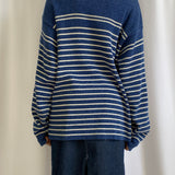 Oversized striped nautical sweater
